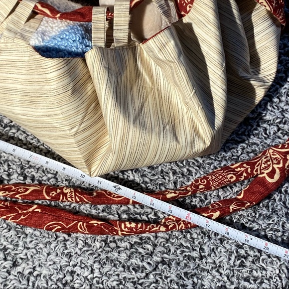 Handmade Reversible One of a Kind Handbag OOAK Durable Tote - Picture 12 of 16